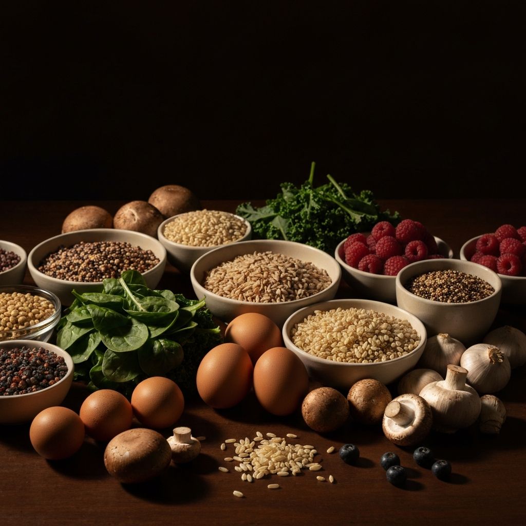 Foods rich in B vitamins